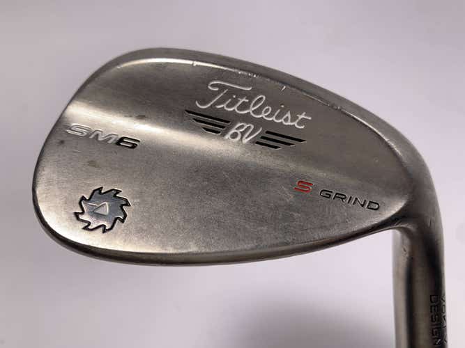 Titleist Vokey SM6 Steel Grey Sand Wedge SW 54* 10 Bounce S-Grind Wedge RH