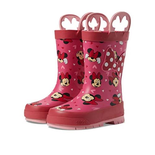 Western Chief Minnie Love 68106345B Kids US 13 Pink Waterproof Rain Boots PQ739