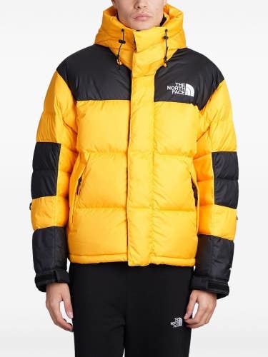 The North Face Hmlyn Baltoro Puffer Jacket Men's Yellow 600-Down Hooded BYB91