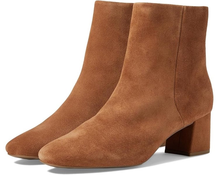 Blondo Alida Boots Women's US 6 Brown Waterproof Block Heel Ankle Bootie PQ684
