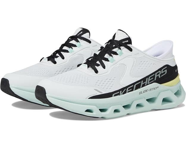 Skechers Glide Step Altus Sneakers Women 8 White Memory Foam Running Shoes PQ738