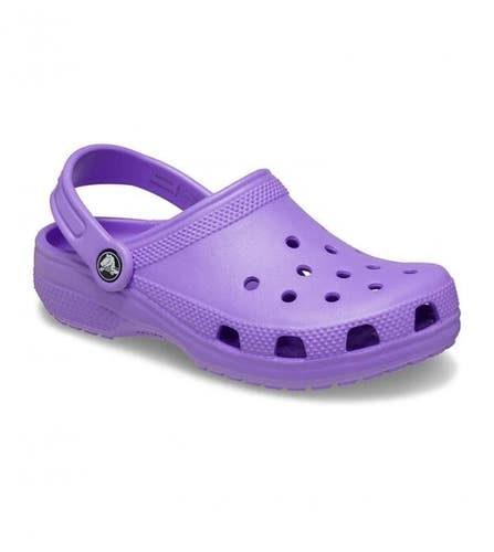 Crocs Classic 206991-5AJ Clogs Kids US 3 Purple Slip-On Comfort Shoes BYB93