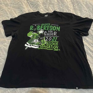 47 Brand Dallas Stars NHL Jason Robertson Rookie Season Short Sleeve Shirt, Size Adult 2XL