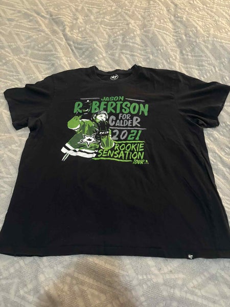 47 Brand Dallas Stars NHL Jason Robertson Rookie Season Short Sleeve Shirt, Size Adult 2XL