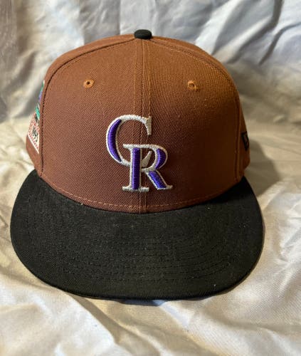 Colorado Rockies 7 3/8 New Era Hat (Used)