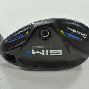 TaylorMade SIM2 Rescue 3-19.5* Hybrid Stiff Flex Right HZRDUS Graphite # 202038
