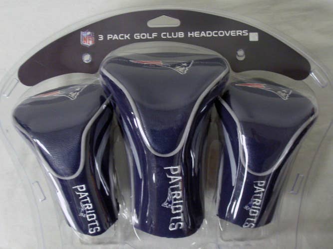 Team Golf Contour Golf Club Headcovers 3pk (New England Patriots) NFL NEW