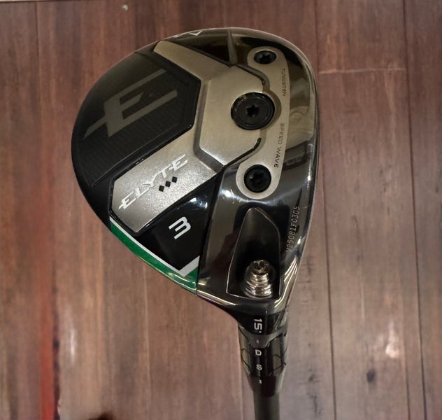 Men's Callaway Elyte Triple Diamond Right Handed Fairway Wood Extra Stiff Flex 3 Wood (Used)