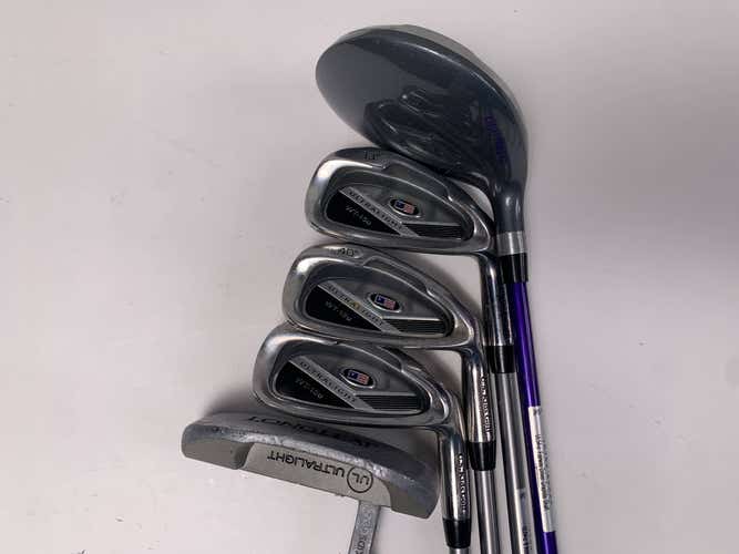 US Kids WT-15u Club Set 3W 6 8 PW Ultralight 54" Youth Graphite RH