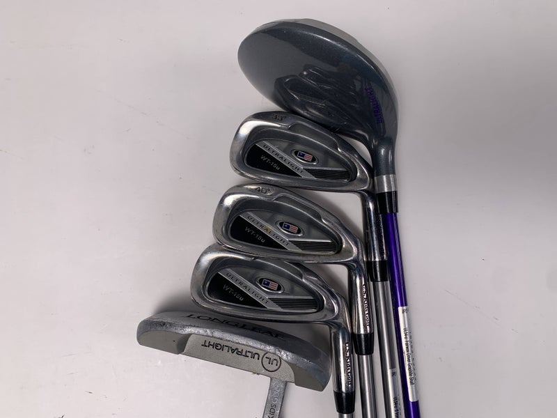 US Kids WT-15u Club Set 3W 6 8 PW Ultralight 54" Youth Graphite RH