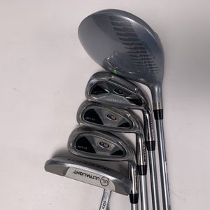 US Kids WT-15s Club Set Driver 6 8 PW Putter Ultralight 57" Youth Junior RH