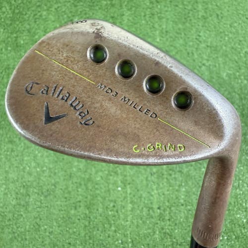 Callaway MD3 Milled Raw Lob Wedge 58 8 C Grind NS Pro Modus 3 Tour 130 X Flex