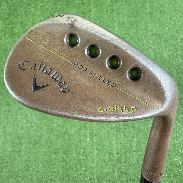 Callaway MD3 Milled Raw Lob Wedge 58 8 C Grind NS Pro Modus 3 Tour 130 X Flex