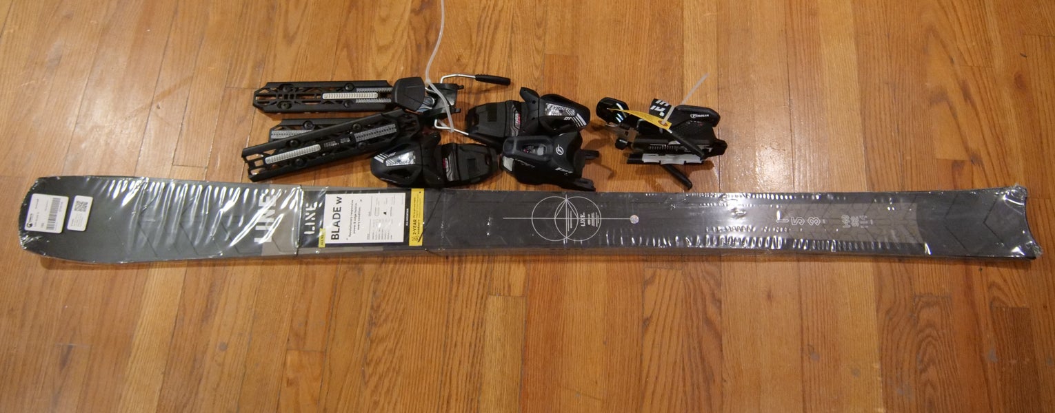 Women's 2021 153 cm All Mountain Line Blade W Skis With Bindings Max Din 10 (New)