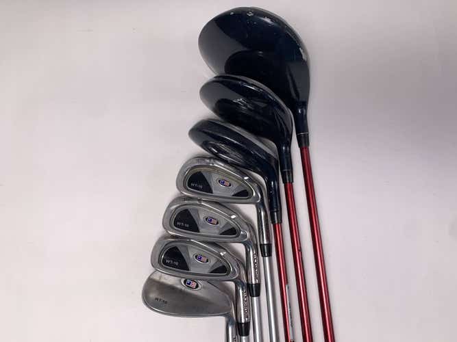 US Kids WT-10 Club Set Driver 3W 4H 6-9 SW Ultralight 60" Youth RH -Dent
