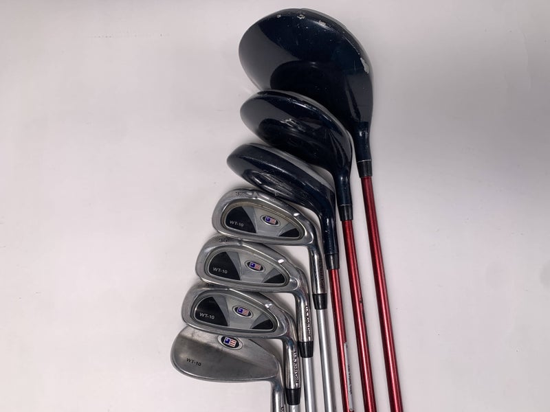 US Kids WT-10 Club Set Driver 3W 4H 6-9 SW Ultralight 60" Youth RH -Dent