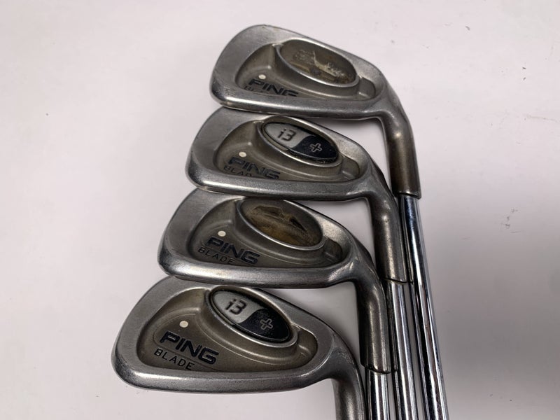 Ping i3 Blade Iron Set 7-PW White Dot 3* Up Cushin JZ Regular Steel Mens RH