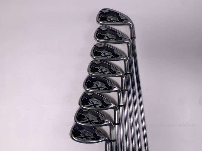 Callaway X-20 Iron Set 4-PW+SW Uniflex Steel Mens RH