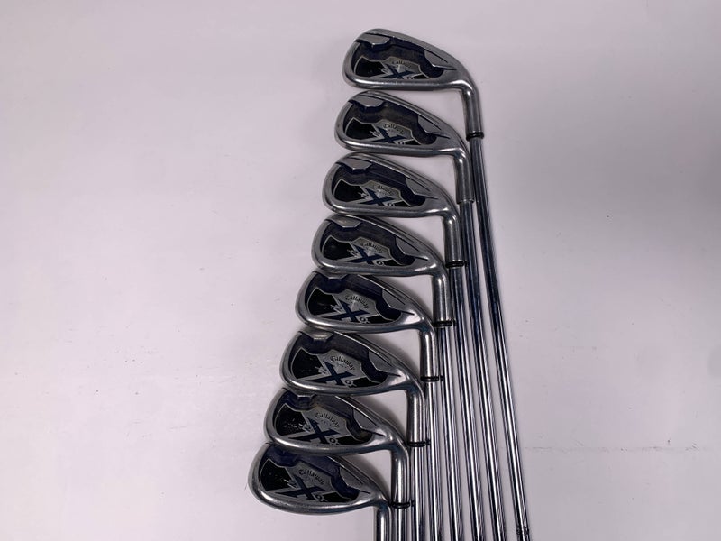 Callaway X-20 Iron Set 4-PW+SW Uniflex Steel Mens RH
