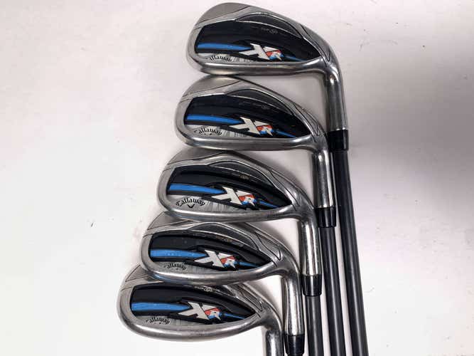 Callaway XR OS Iron Set 6-PW+SW Mitsubishi Rayon Bassara 50x5ct Ladies RH- No 9i