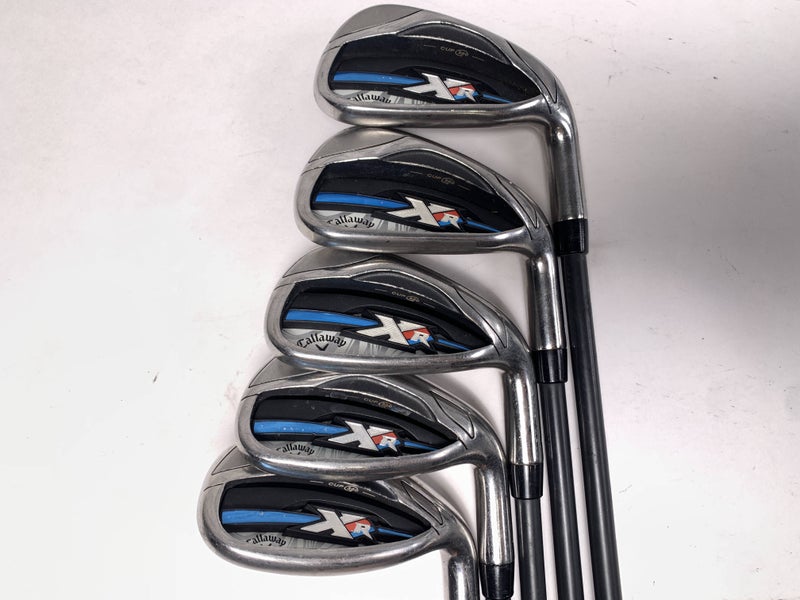 Callaway XR OS Iron Set 6-PW+SW Mitsubishi Rayon Bassara 50x5ct Ladies RH- No 9i