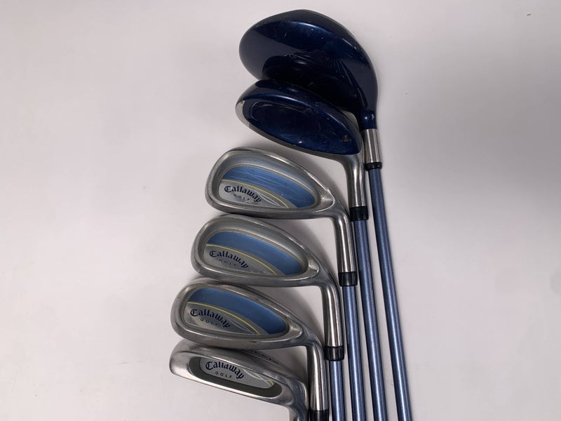Callaway Gems Club Set 7W 5H  9 SW Chipper Aldila Graphite & Steel Womens RH