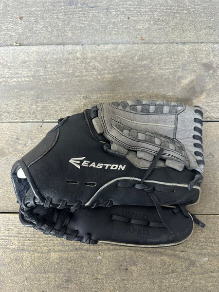 Easton Baseball Glove APB12" 12 Inch Pattern Black Leather Baseball RHT Alpha