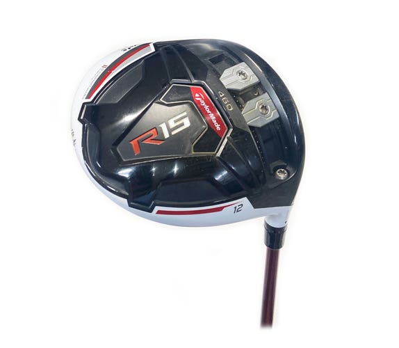 TaylorMade R15 460 12* Driver Graphite Fujikura Motore F1 65 Stiff Flex