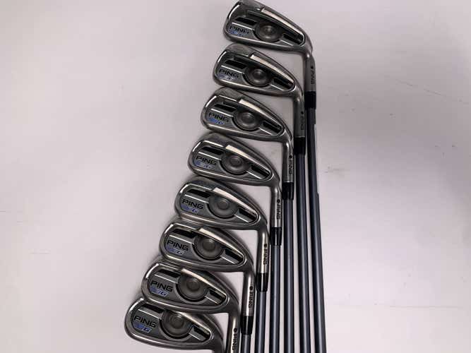 Ping G 2016 Iron Set 4-PW+GW Black Dot CFS Senior Graphite Mens RH