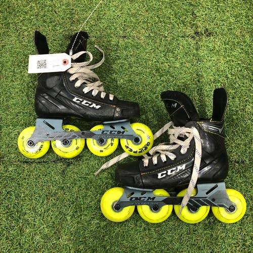Junior CCM Super Tacks 9350 Inline Skates Regular Width Size 1.0 (Used)