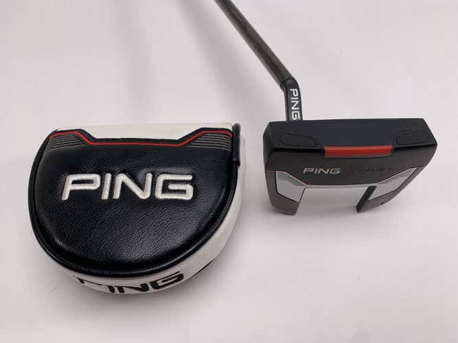 Ping Tyne 4 2021 Putter 35" SuperStroke Claw 1.0 Black Dot Mens LH HC