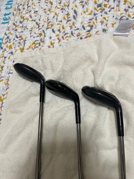Men's Tour Edge Exotics E8 Right Handed Hybrid Regular Flex lofts 25*,22*19*