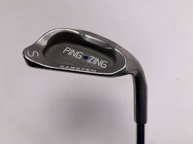 Ping Zing Sand Wedge SW Blue Dot 1* Up Karsten KT-M Wedge Steel Mens RH