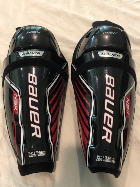 Senior Bauer NSX 14" Shin Pads (Used)