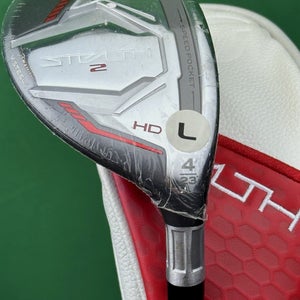 TaylorMade Stealth 2 HD Womens Rescue 4-Hybrid 4H 23* Ladies Flex w/ Cover NEW!