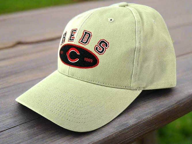 Cincinnati Reds Vintage MLB Beige "EST 1869" NOS Cap (New)