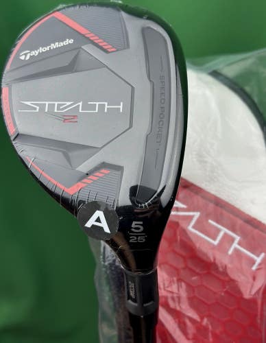 TaylorMade Stealth 2 Rescue 5-Hybrid 5H 25* Ventus TR Senior A-Flex w/ Cover NEW