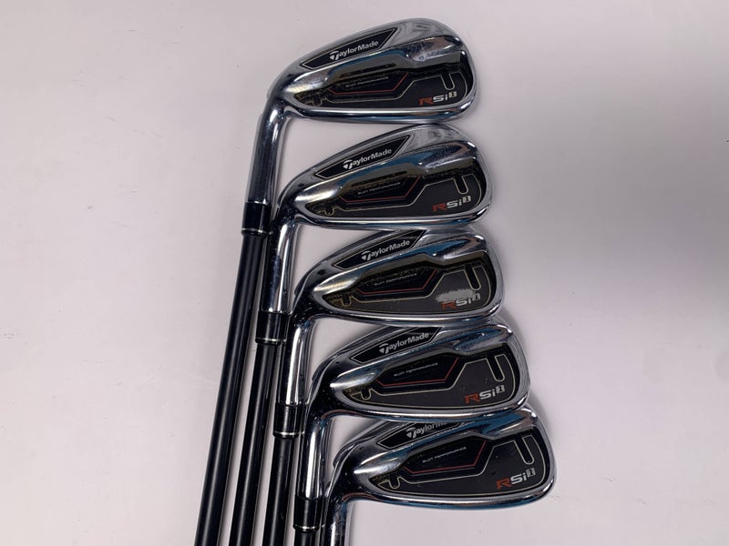 TaylorMade RSi 1 Iron Set 6-PW REAX 65g Regular Graphite Mens LH