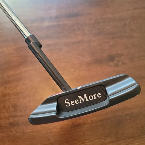 Black 2024 SeeMore Si2 Blade w/RST hosel Right Hand Putter 34" (Used)