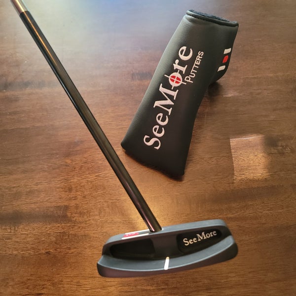 Black 2024 SeeMore Pure Center Blade Right Hand Putter 34" (Used)
