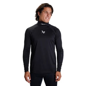 Bauer Neckprotect Long Sleeve Baselayer Top - Adult Body Size M, Neck Size XL