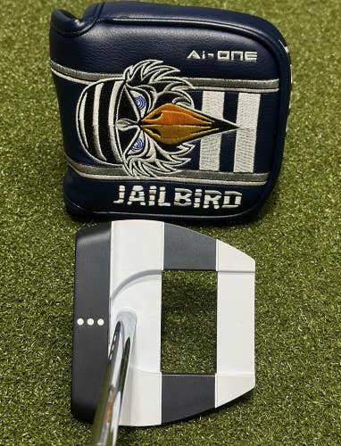 Odyssey Ai One Square 2 Square Jailbird Mallet Putter 34" w/ Headcover RH NICE!