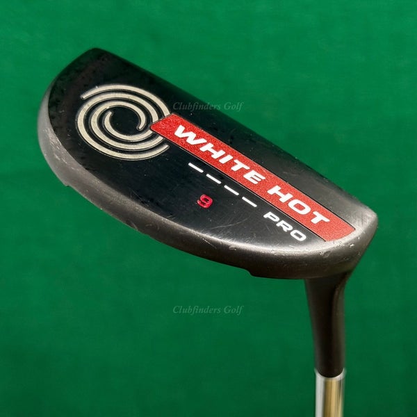 Odyssey White Hot Pro #9 Black Heel-Shafted 34" Putter Golf Club W/ HC