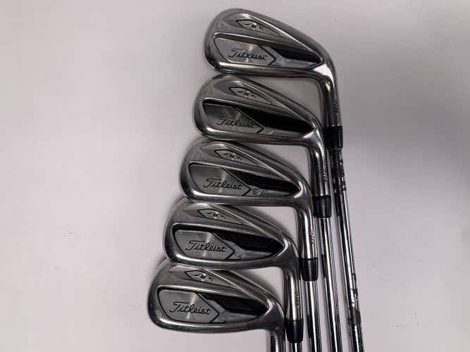 Titleist 718 AP1 Iron Set 5-9 True Temper AMT Red R300 Regular Steel Mens RH