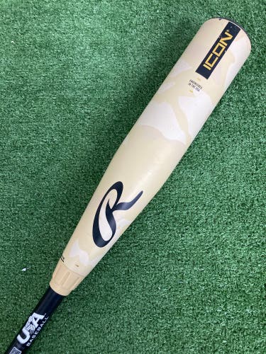 2025 Rawlings Icon Composite Bat USABat Certified (-10) Composite 18 oz 28" (Used)