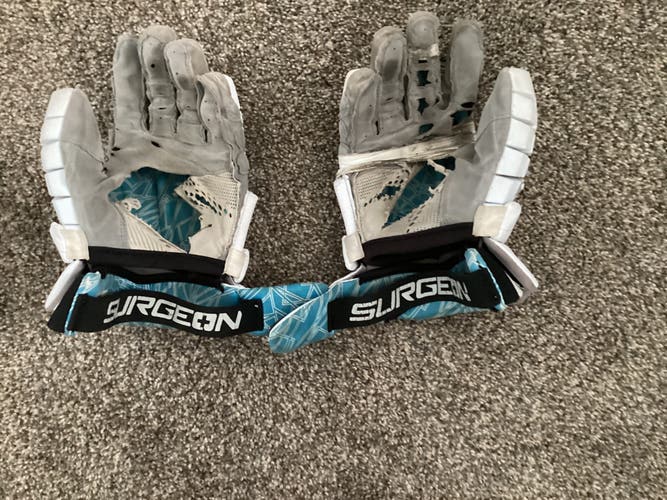 STX Surgeon RZR2 Lacrosse Gloves 12" (Used)