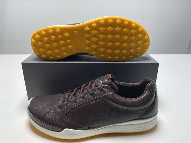 ECCO Biom Hybrid Waterproof Golf Shoes Brown Men's SZ 12-12.5 (131654 01178)