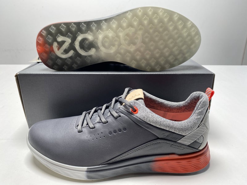 ECCO S-Three Waterproof Golf Shoes Gray Women's SZ 8-8.5 (102903 01308)
