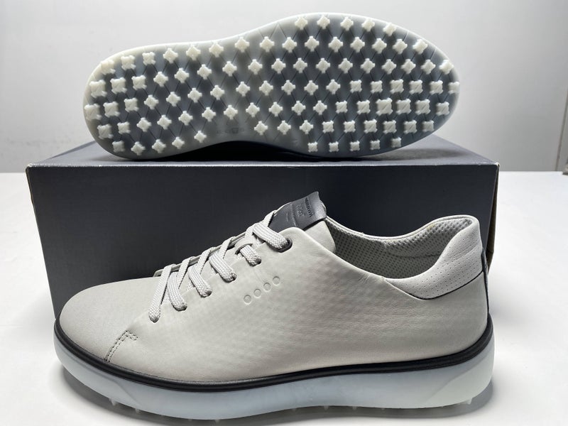 ECCO Tray Waterproof Golf Shoes Grey Men's SZ 9-9.5 (100304 57719)