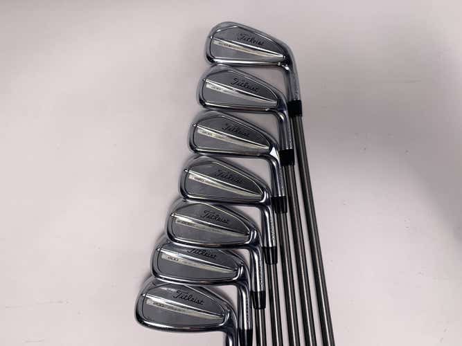 Titleist T200 2023 Iron Set 4-PW AeroTech SteelFiber i95 Stiff Graphite Mens RH